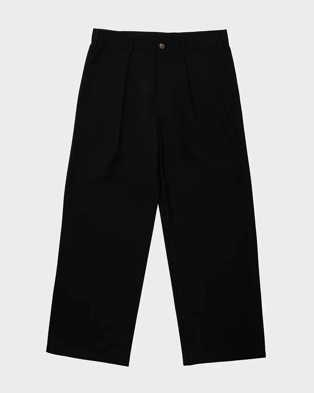 Versatile Black Pleated Pants