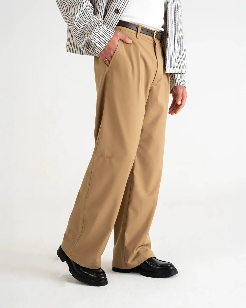 Versatile Black Pleated Pants