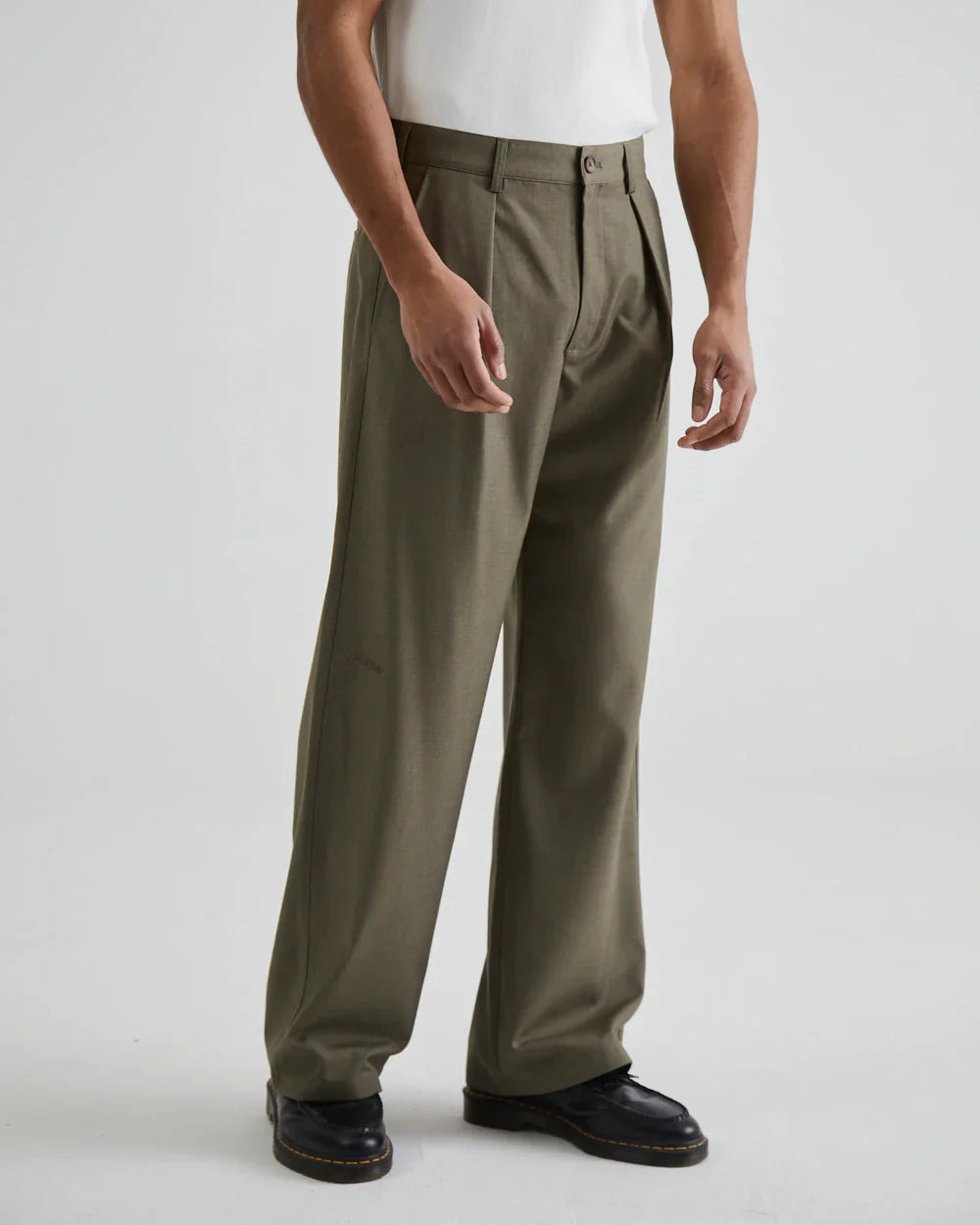 Versatile Black Pleated Pants