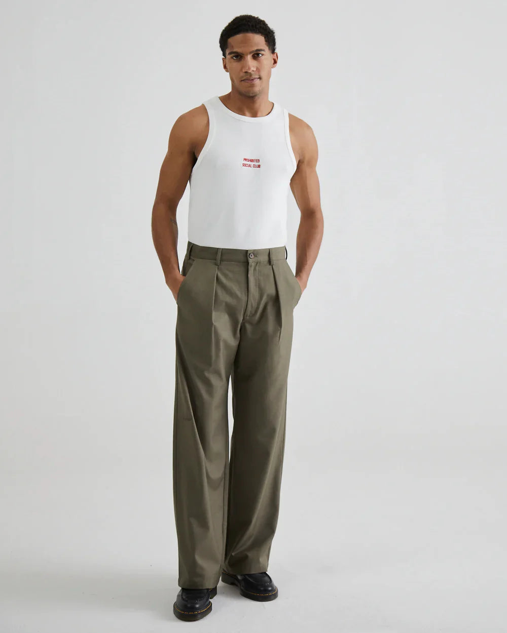Versatile Black Pleated Pants