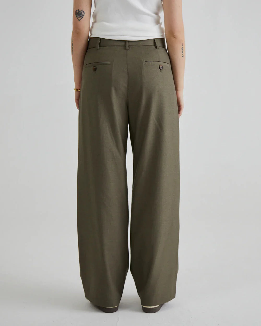 Versatile Black Pleated Pants