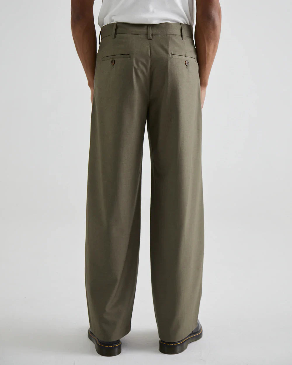 Versatile Black Pleated Pants