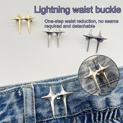 Adjustable Waist And Small Creative Jeans Waist-tight Artifact Button