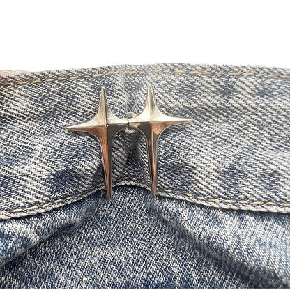 Adjustable Waist And Small Creative Jeans Waist-tight Artifact Button