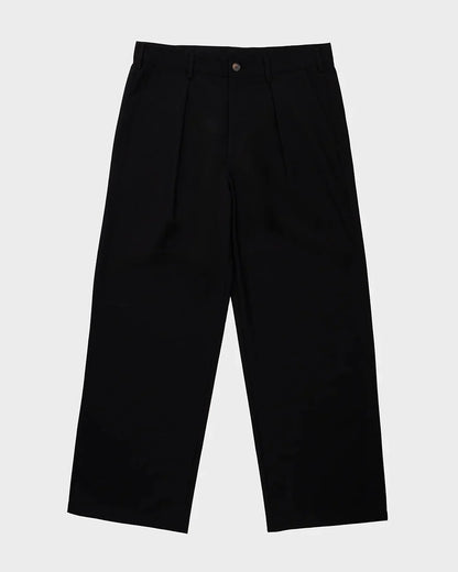 Versatile Black Pleated Pants