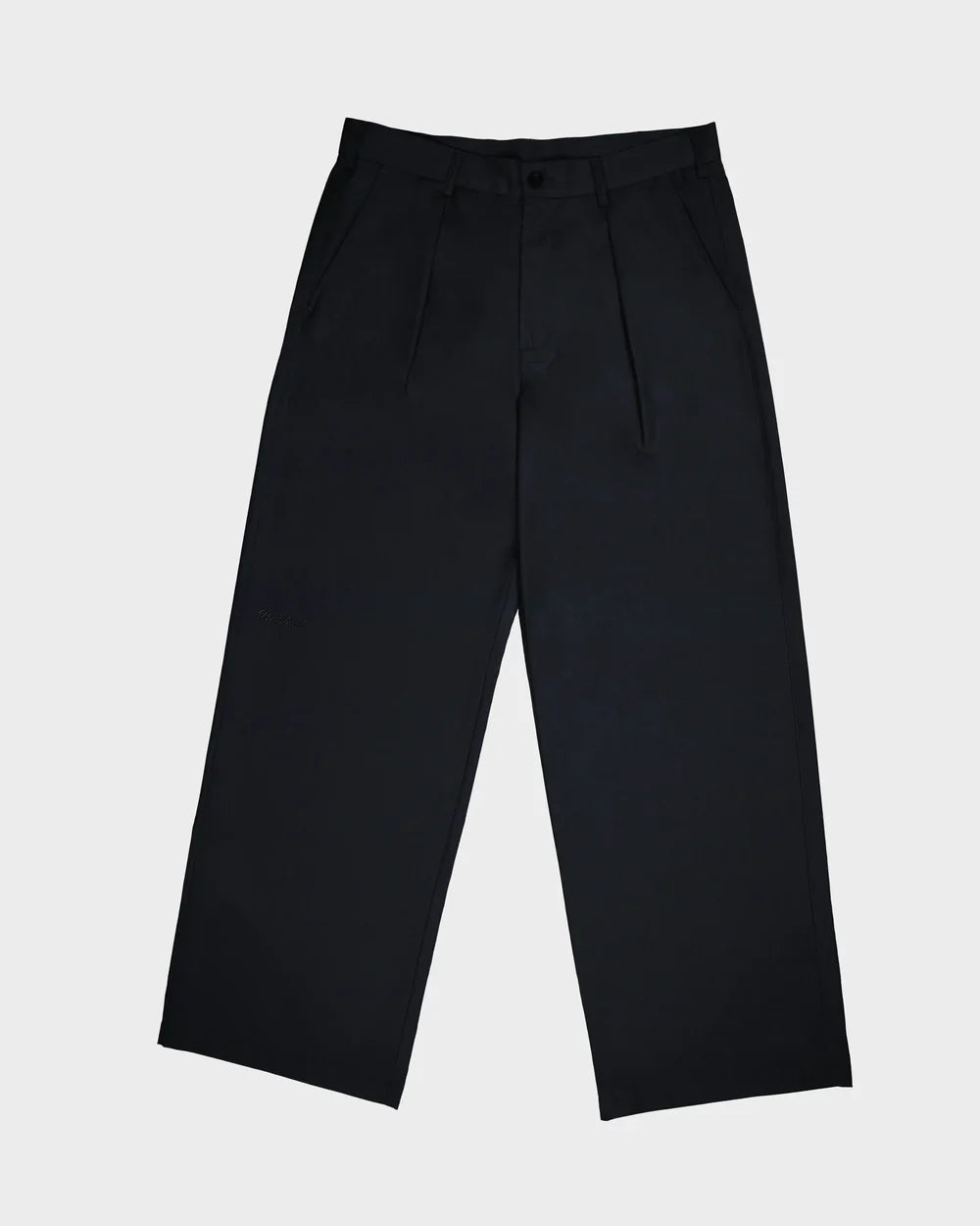 Versatile Black Pleated Pants